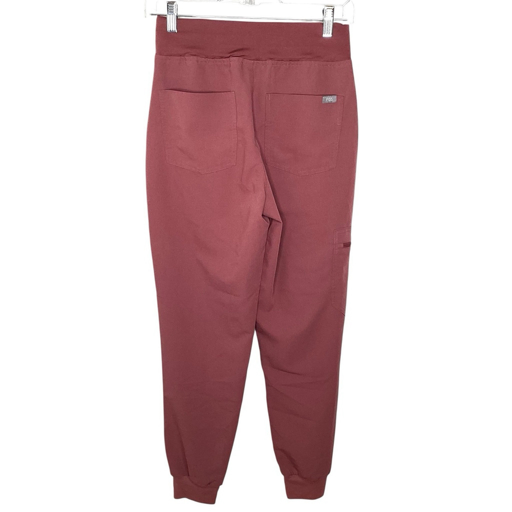 Figs Zamora Pants Women Sz XS Pink Scrubs Joggers Healthcare Nurse Cargo EUC - Picture 5 of 7